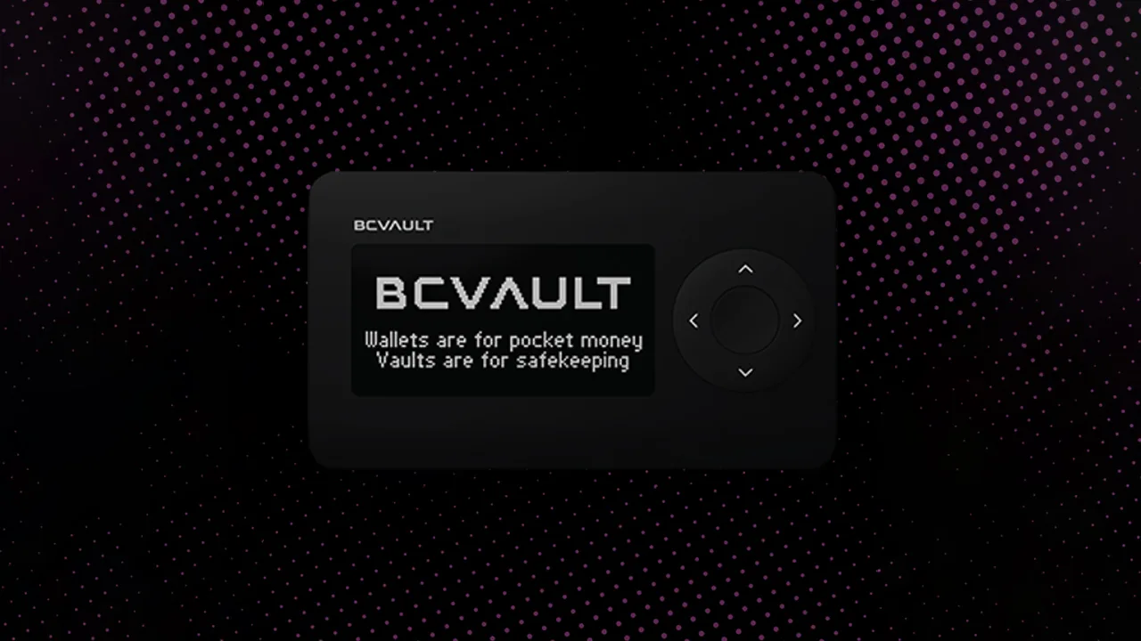 Crypto Hardware Wallet - BC Vault