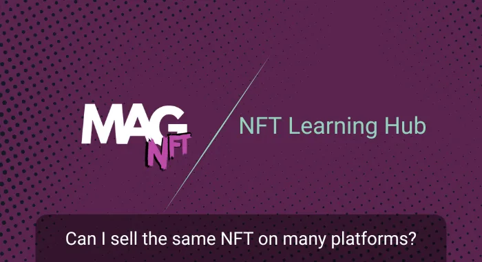 can i sell the same nft on many platforms