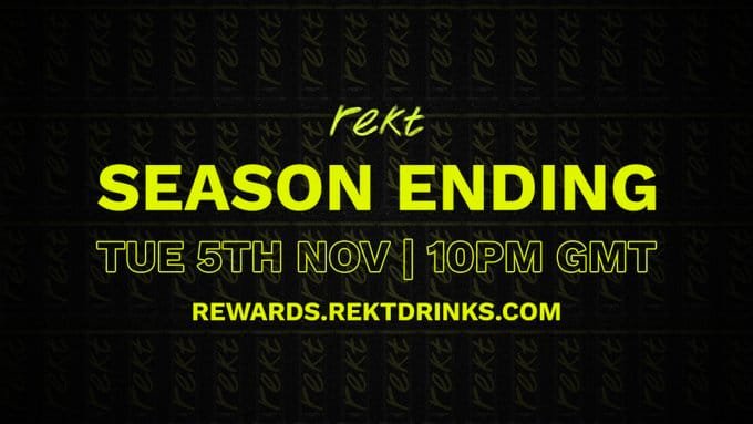 Rekt Rewards Season 1 Set to End November 5 - Season End