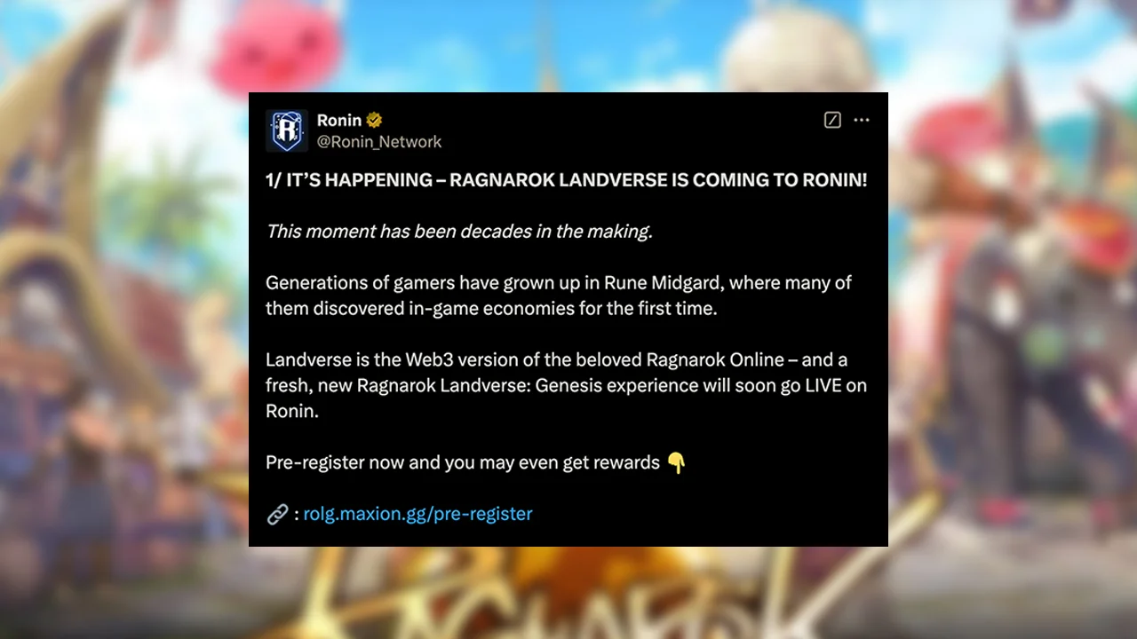 Ragnarok Landverse - Ronin Tweet