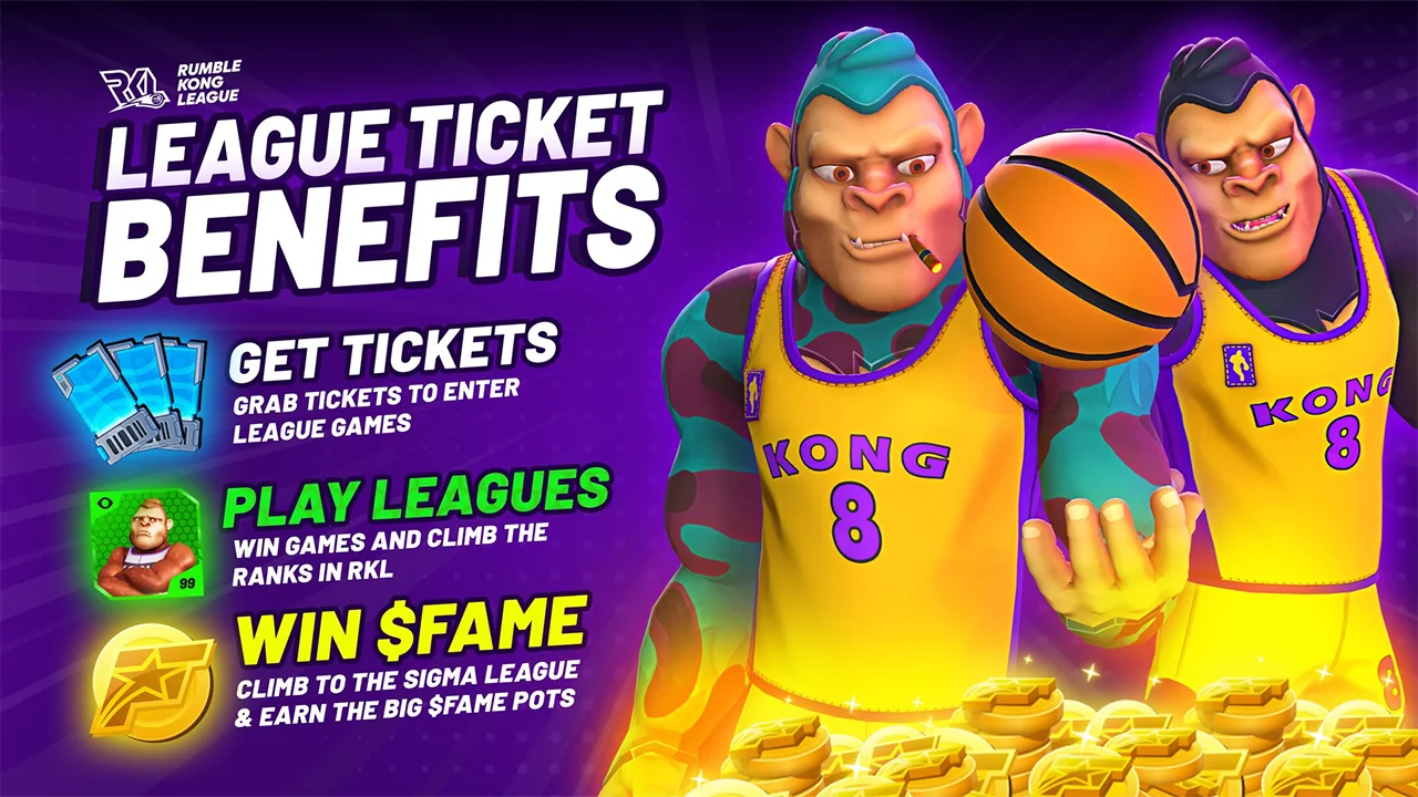 Rumble Kong League - League Tickets