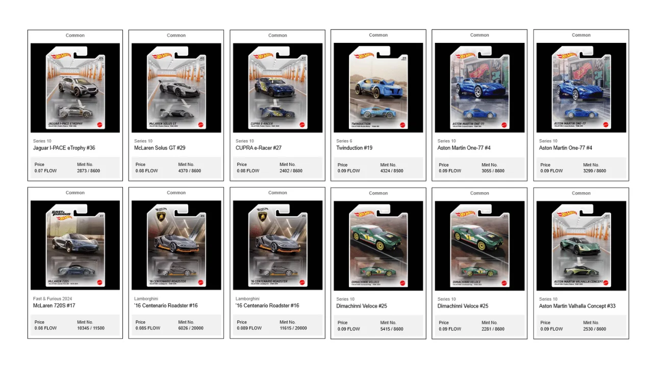 Mattel Suspends Hot Wheels NFT Program, Ending New Releases