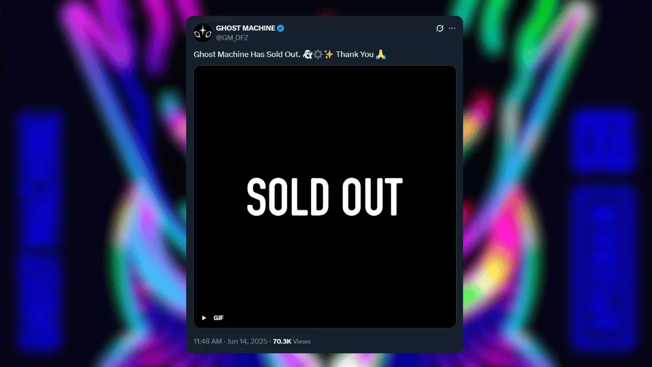 Ghost Machine NFT Collection Sells Out on ApeChain